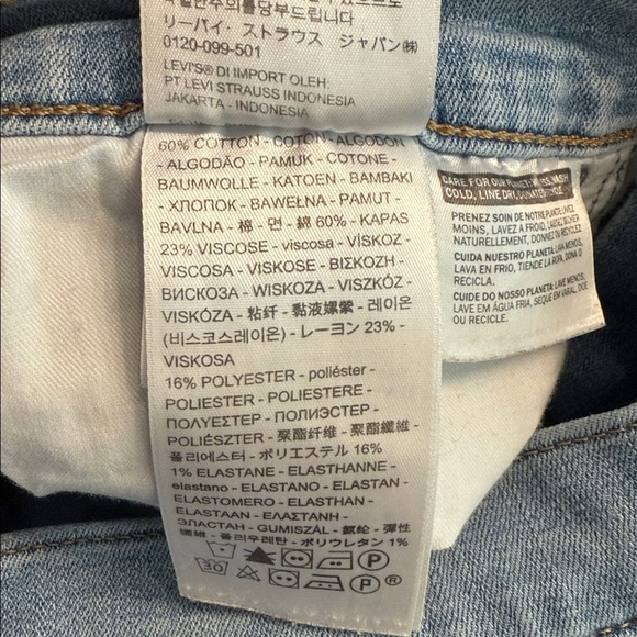 Levi's | 312 Shaping Slim Ligth Denim wash blue Jeans - 28 - Picture 7 of 7